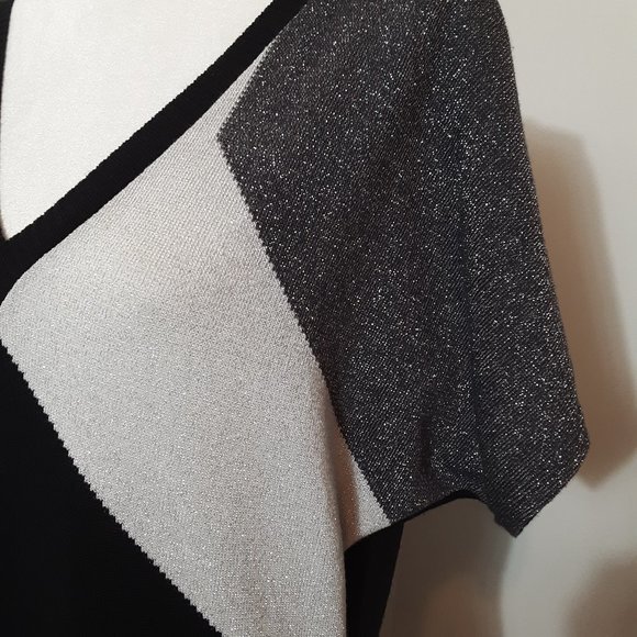 Jump Girl Black Sweater Dress Size L - Picture 4 of 6